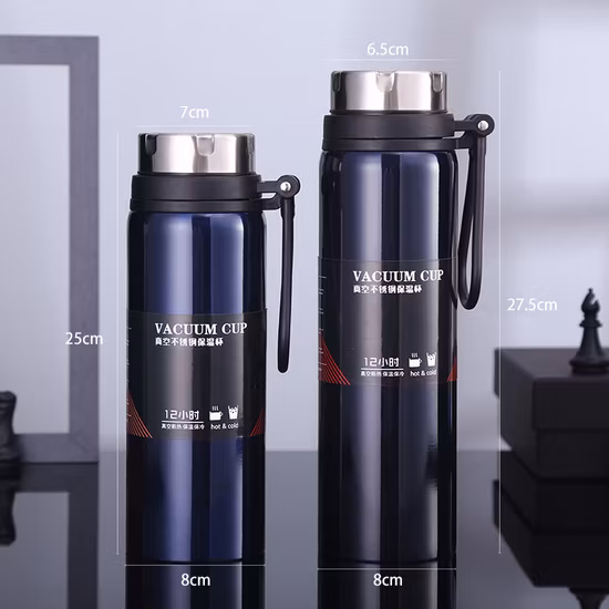 Flacon à vide portable en acier inoxydable de 1000 ml pour l'eau potable (SH