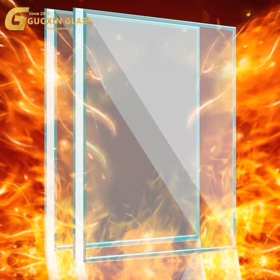 Chaleur soufflée à la main en borosilicate transparent sur mesure