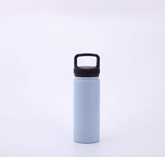 Bouteille de Sport avec Logo personnalisé en acier inoxydable de 400ml, bouteille d'eau isolée, flacon sous vide avec couvercle en PP